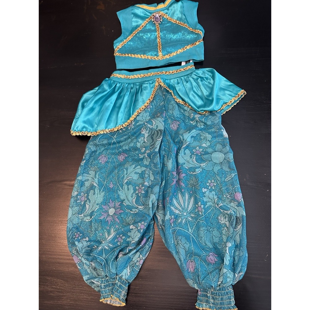 New Disney 5/6 Aladdin Princess Jasmine Costume Play